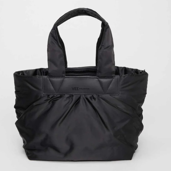 Vee Collective Caba Black Tote Bag New - Picture 1 of 14